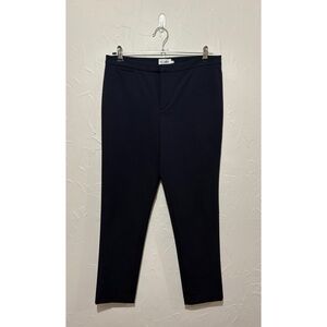The Reset R Label black flat-front tapered trouser pants (medium)
